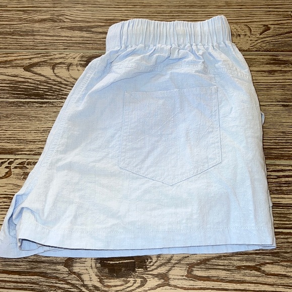 Light blue cotton shorts - Picture 7 of 13